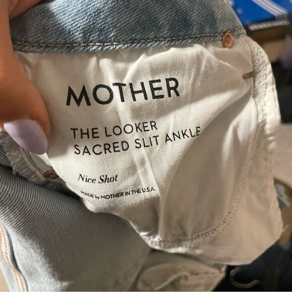 MOTHER The Looker Sacred Slit Ankle Nice Shot- Size 29 - Picture 10 of 11